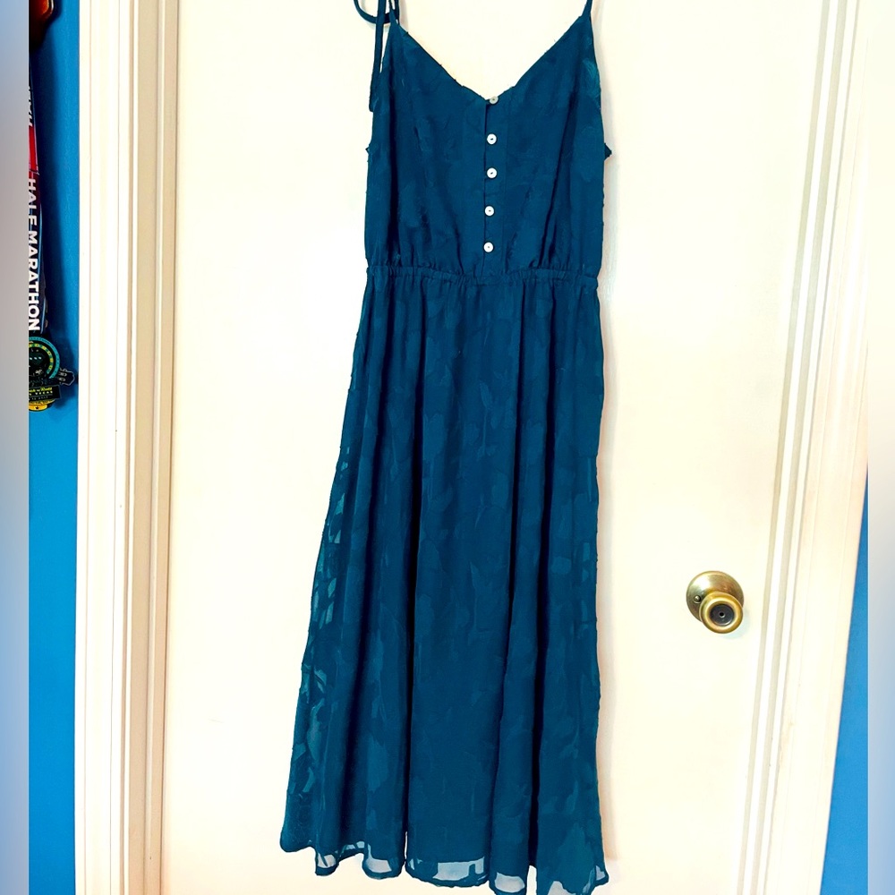 Lauren Conrad Royal Blue MIDI Dress